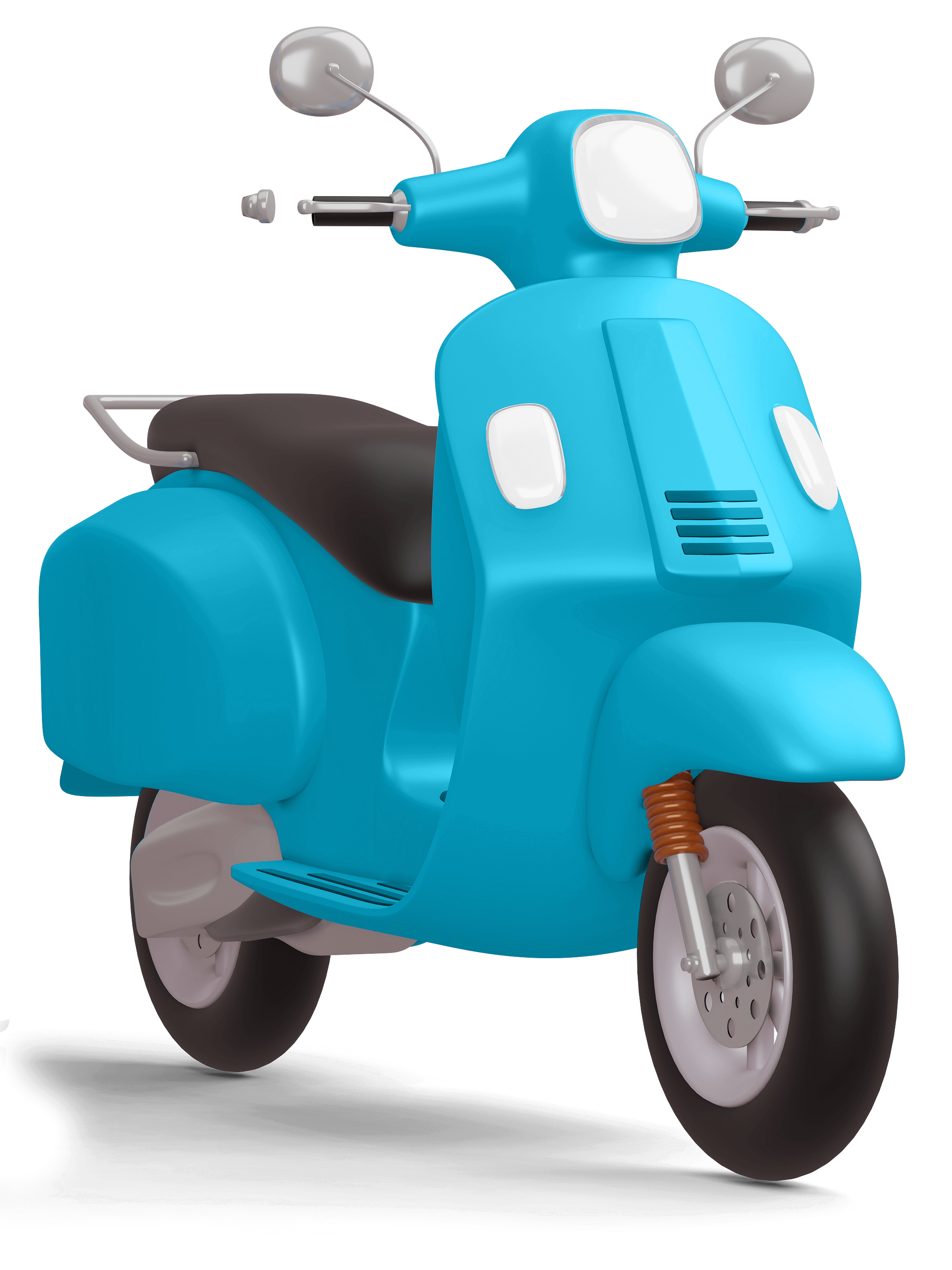 אופנוע משלוחים צבע כחול